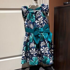 Gymboree Blue and Teal Floral Dress
